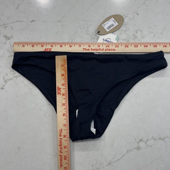 Prana NEW Women's Medium Gemma Reversible Cheeky Bikini Swim Bottom Black - Picture 8 of 11